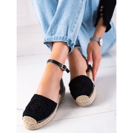 Seastar Espadrilles tressées noir 1