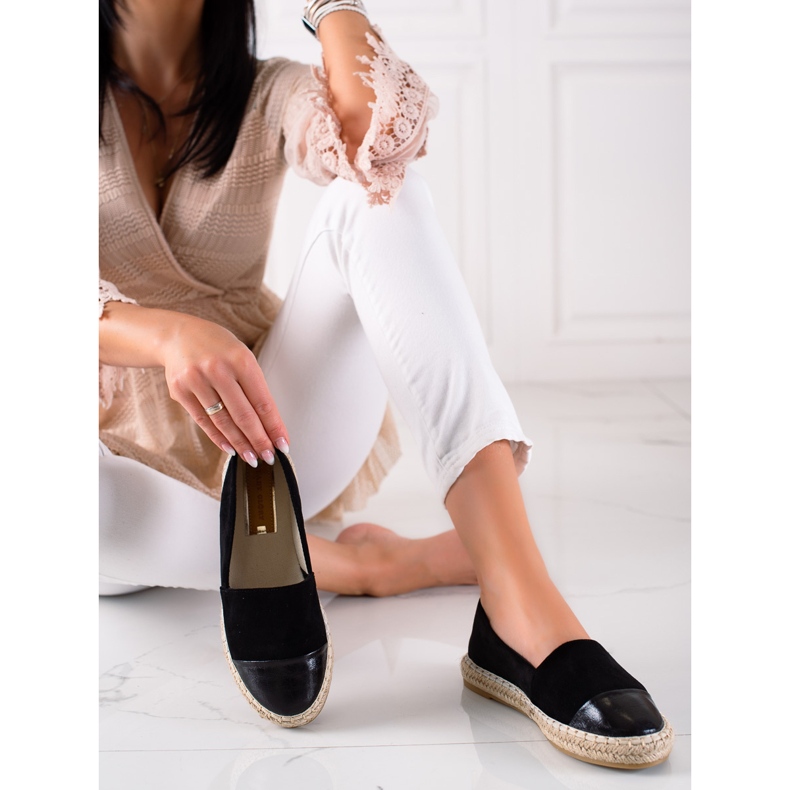 DK Espadrilles Noires Sur La Plateforme le noir 1
