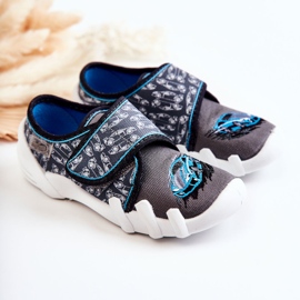 BEFADO S.A. Chaussons Befado Velcro Car 273X339 Gris-Bleu 2 BEFADO S.A. Chaussons Befado Velcro Car 273X339 Gris-Bleu 2