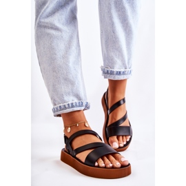Sandales en caoutchouc pour femmes ZAXY JJ285052 Noir le noir 4