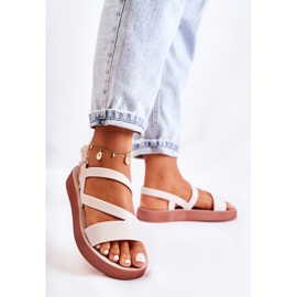 Sandales en caoutchouc pour femmes ZAXY JJ285053 Blanc 1