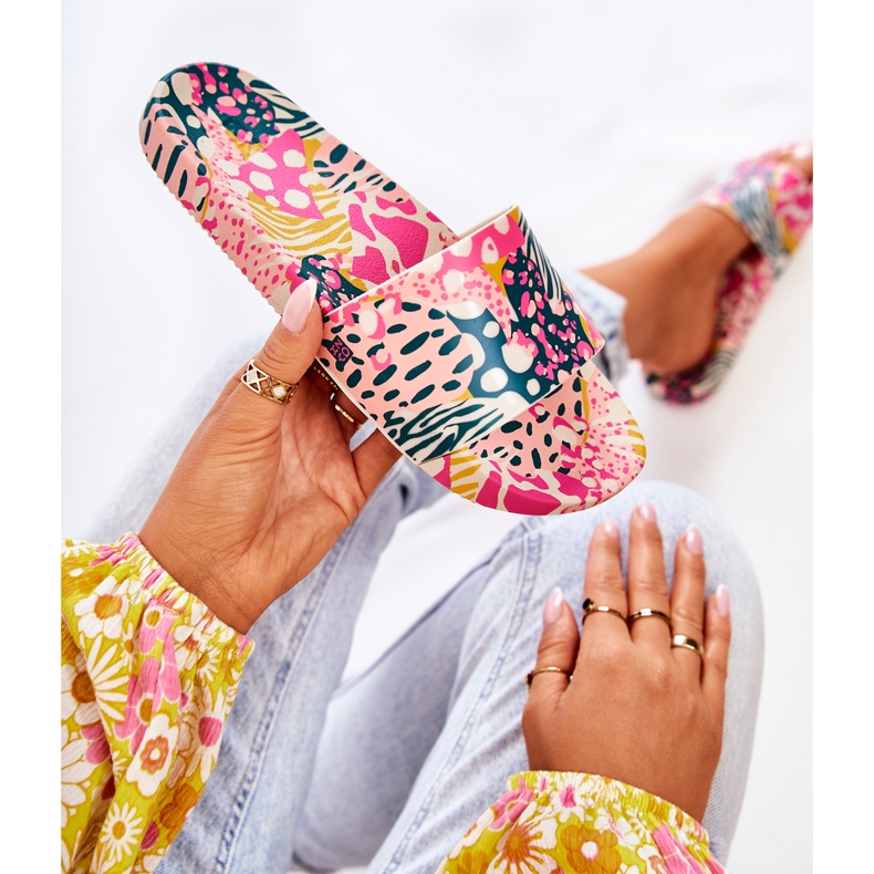 Chaussons Caoutchouc Parfumé ZAXY JJ285097 Rose-Vert 1 Chaussons Caoutchouc Parfumé ZAXY JJ285097 Rose-Vert 1