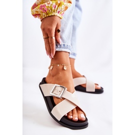 Chaussons en caoutchouc pour femmes ZAXY JJ285057 Blanc blanche 1 Chaussons en caoutchouc pour femmes ZAXY JJ285057 Blanc blanche 1