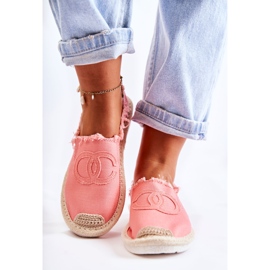 PS1 Espadrilles classiques pour femmes Coral Flaure rose 3