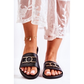 PE1 Chaussons Classiques Femme Avec Décoration Sherri Noire le noir 2