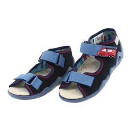 Chaussures enfant Befado jaune 350P014 rouge bleu marine bleu 3