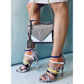 Sandales sur épingle Sofronia MARRON / BLANC brun multicolore 1 Sandales sur épingle Sofronia MARRON / BLANC brun multicolore 1