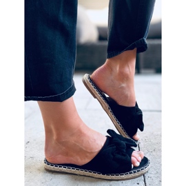 Espadrilles noires Larysa 1