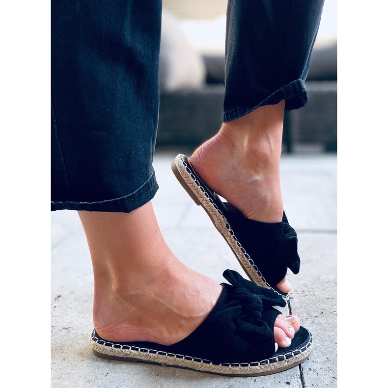 Espadrilles noires Larysa 1