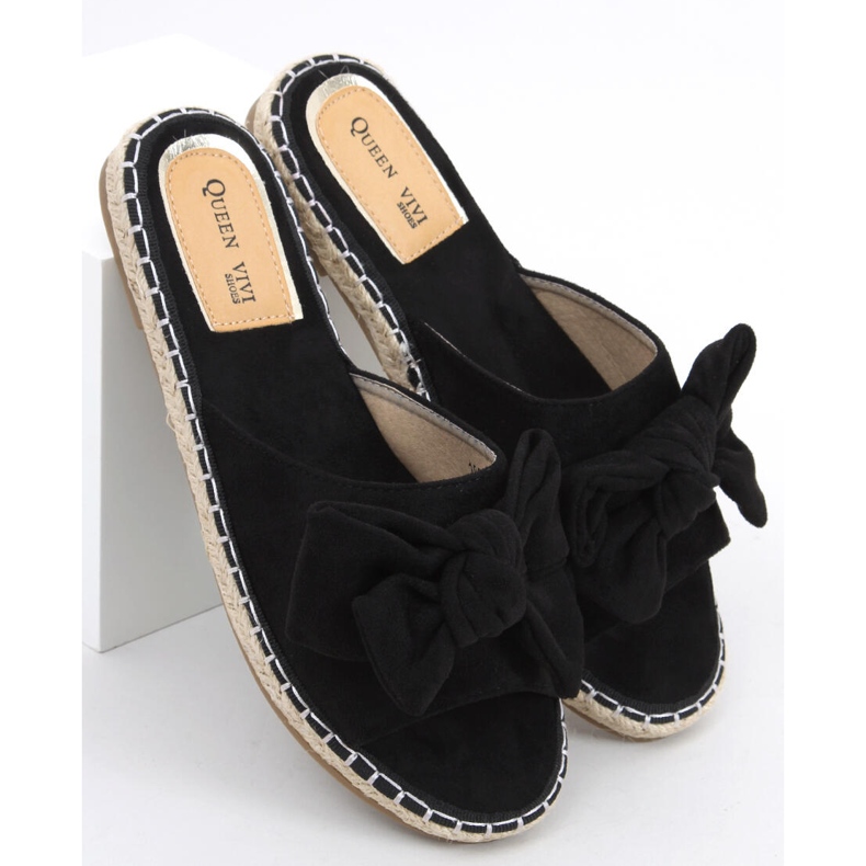 Espadrilles noires Larysa le noir 2