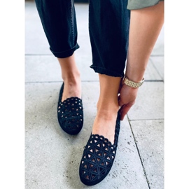 Kida Ballerines ajourées noires le noir 4
