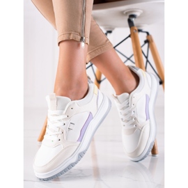 TRENDI Chaussures de sport colorées blanc multicolore 1