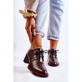S.Barski Chaussures Avec Fermeture Éclair Marron et Rouge Laurosa brun 1