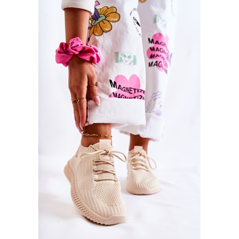 PS1 Chaussures de sport femme Baskets Beige clair Storia 1