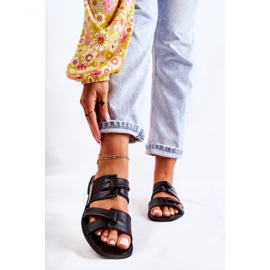 Chaussons Confortables en Cuir pour Femme Maciejka 05549-01 Noir 2