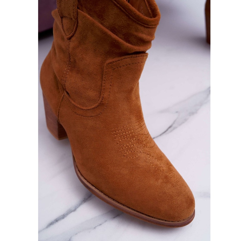 Bottes à talons pour femmes Cowboy Camel Maverick brun 3