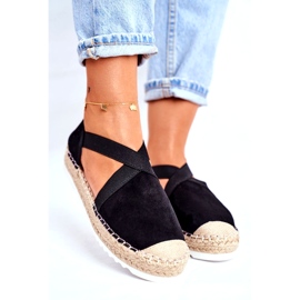 Sandales d'espadrilles noires pour femmes 3