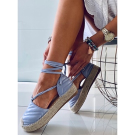 Freesia Violet Espadrilles Longueur Cheville 1