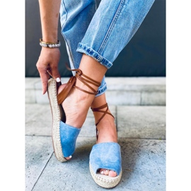 Andrina Espadrilles bleues pour femme 1 Andrina Espadrilles bleues pour femme 1