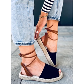 Andrina Espadrilles noires pour femme le noir 1 Andrina Espadrilles noires pour femme le noir 1