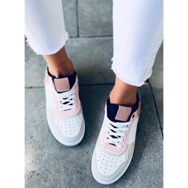 Baskets femme Izzie BLANC / JAUNE blanche multicolore 3