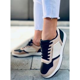 Baskets Izzie KAKI / NOIR, femmes le noir multicolore 5