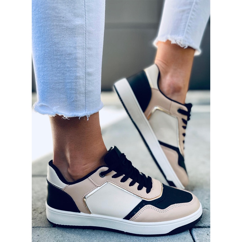 Baskets Izzie KAKI / NOIR, femmes multicolore 2