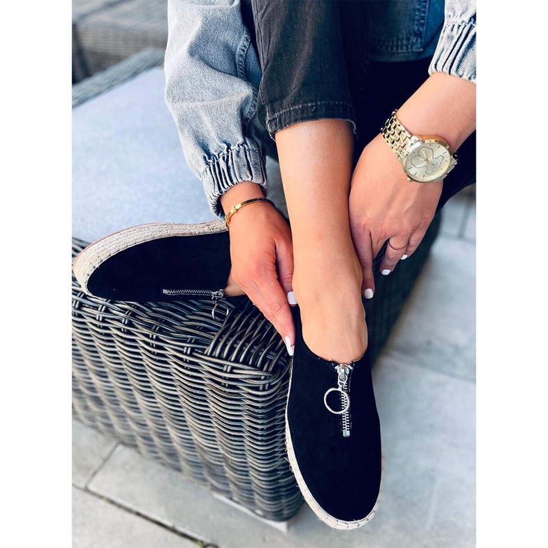 Espadrilles Flynn noires pour femmes 1