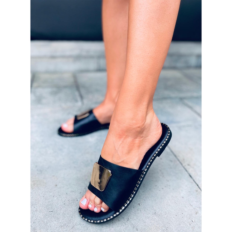 Chaussons Femme Utah Noir 2