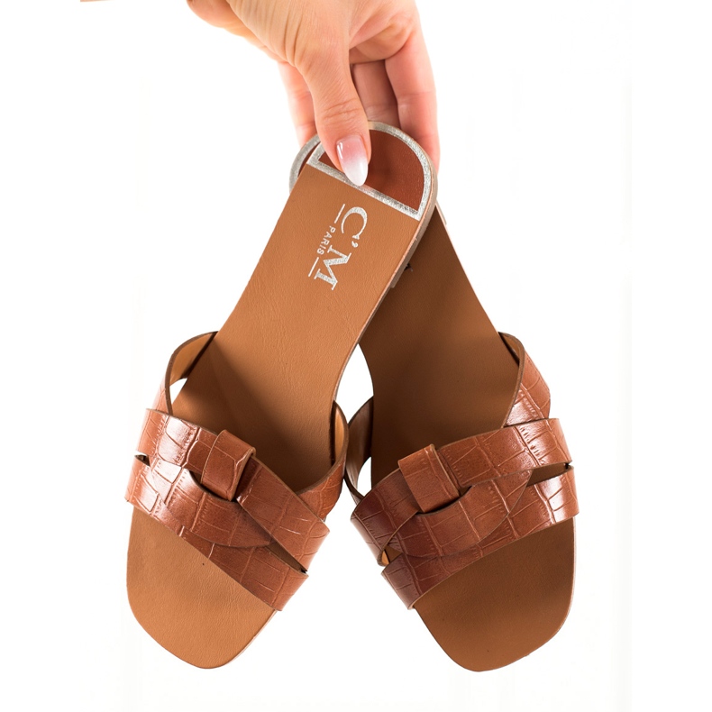 Cm Paris Pantoufles marron décontractées brun 2