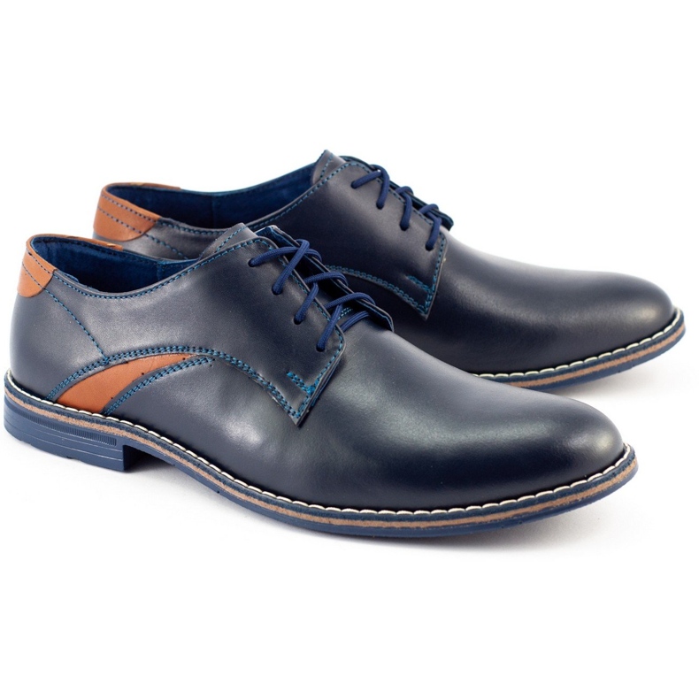 Lukas Chaussures élégantes pour hommes 253LU bleu marine 4 Lukas Chaussures élégantes pour hommes 253LU bleu marine 4