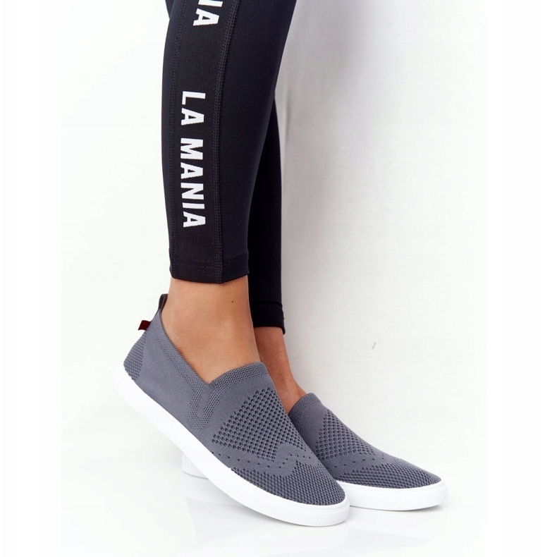 Baskets Femme Slip-on Big Star FF274A607 Gris 1