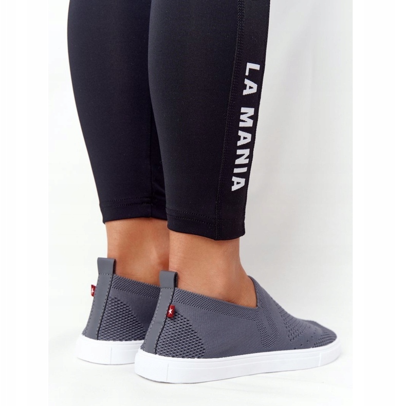 Baskets Femme Slip-on Big Star FF274A607 Gris 3