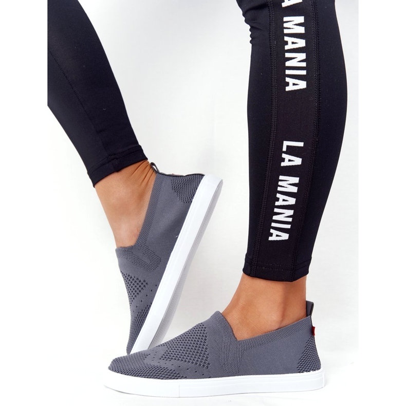 Baskets Femme Slip-on Big Star FF274A607 Gris 4