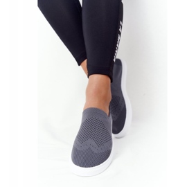 Baskets Femme Slip-on Big Star FF274A607 Gris 5