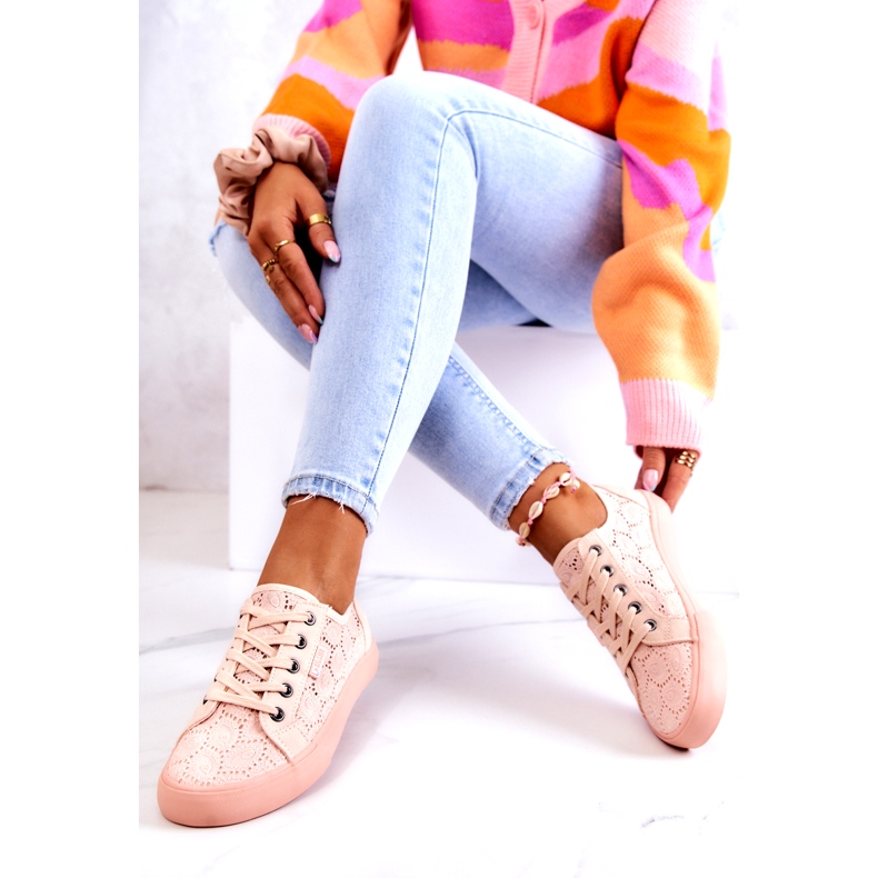 Baskets Ajourées Big Star JJ274059 Rose clair 5 Baskets Ajourées Big Star JJ274059 Rose clair 5