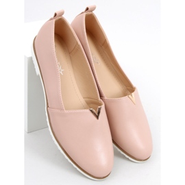 Mocassins Tender Nude femme rose 2