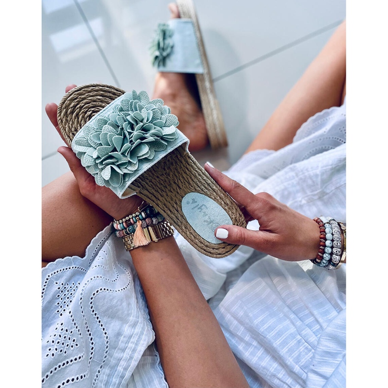 Chaussons Fiesta Floral Vert Primevère 1