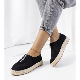 Les espadrilles noires de Verneli le noir 2