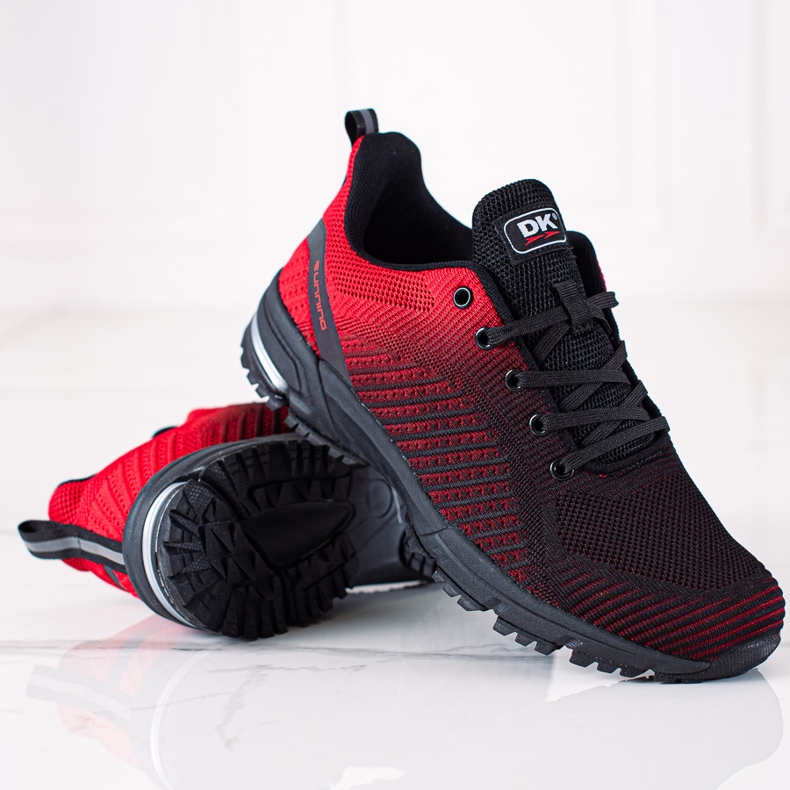 DK Chaussures de sport le noir rouge 1