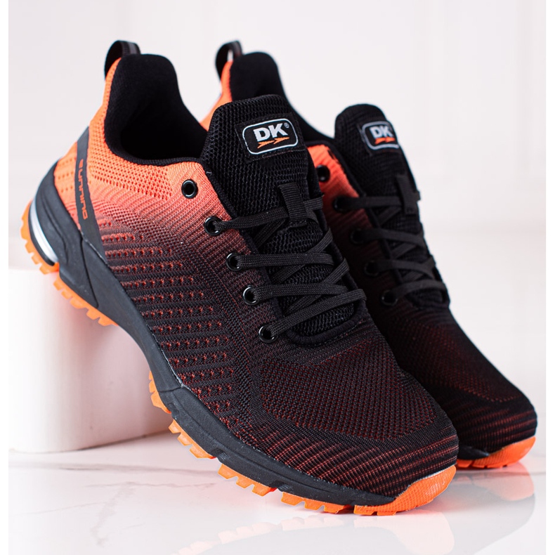 DK Chaussures de sport le noir orange 1