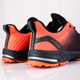 DK Chaussures de sport noir orange 2