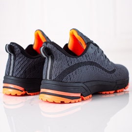 DK Chaussures de sport confortables pour hommes gris 2