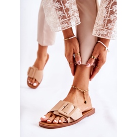 FE1 Pantoufles à la mode pour femmes pour l'été Cappuccino Sylvia beige 1 FE1 Pantoufles à la mode pour femmes pour l'été Cappuccino Sylvia beige 1