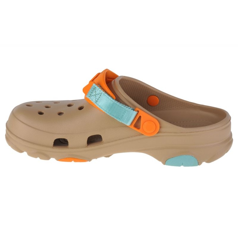 Crocs Classic Sabot Tout Terrain M 206340-2ZM beige bleu orange 1