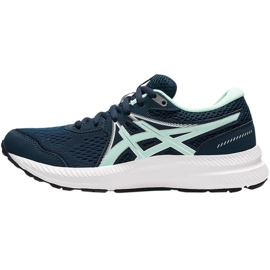 Asics Gel Contend 7 W 1012A911 407 chaussures de course bleu marin vert 2