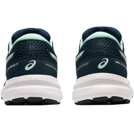 Asics Gel Contend 7 W 1012A911 407 chaussures de course bleu marin vert 3