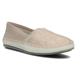 Chaussures en cuir Filippo DP031/22 Go doré gris d'or 1
