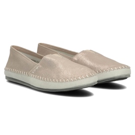 Chaussures en cuir Filippo DP031/22 Go doré gris 5