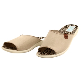 Chaussons Femme Daim Adanex Sara 27310 Beige 3